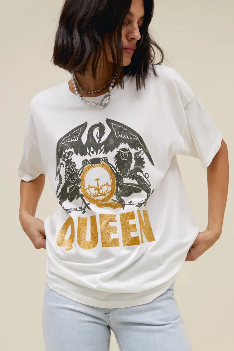 Queen Glitter Crest Merch Tee