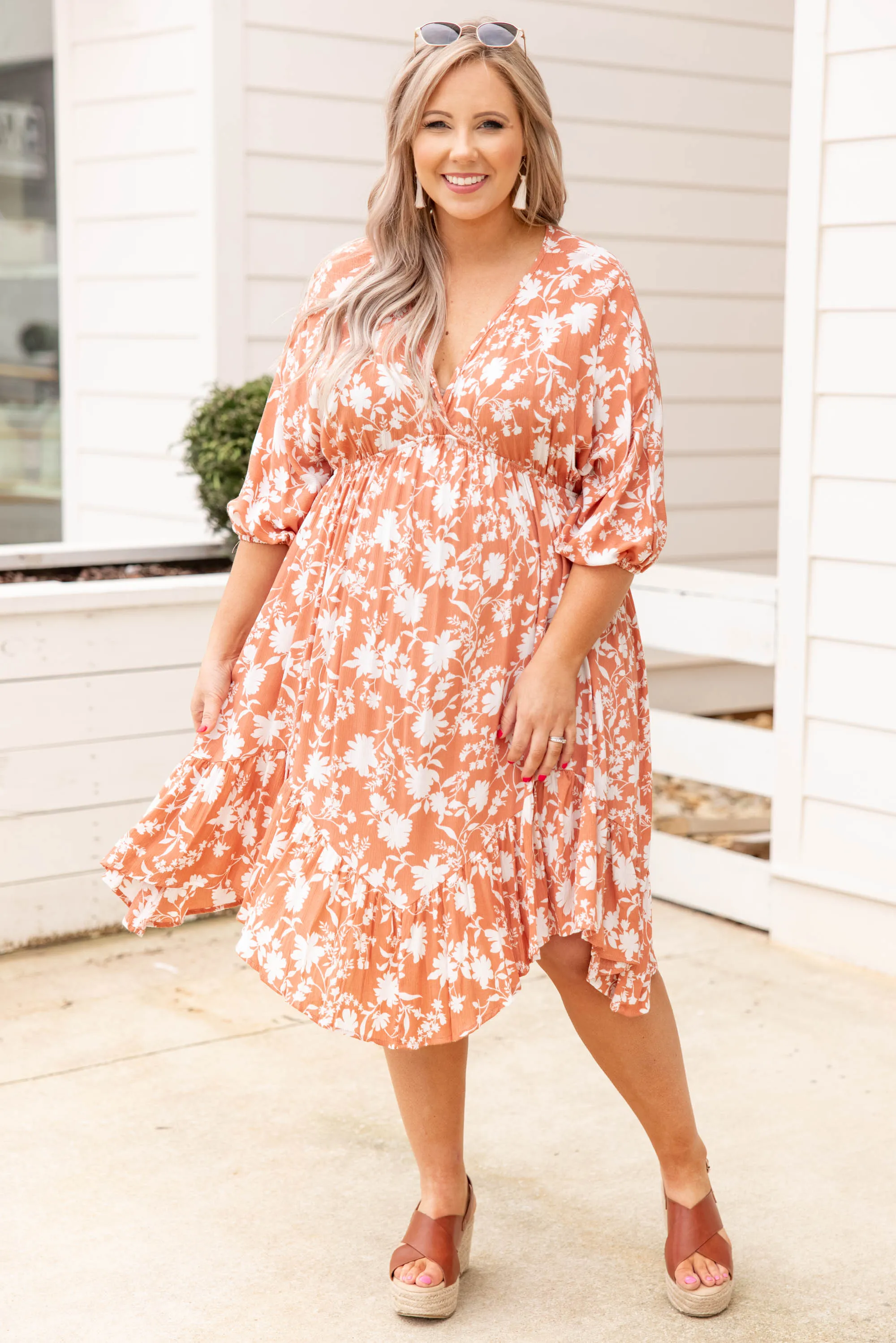 Refreshing Love Dress, Coral