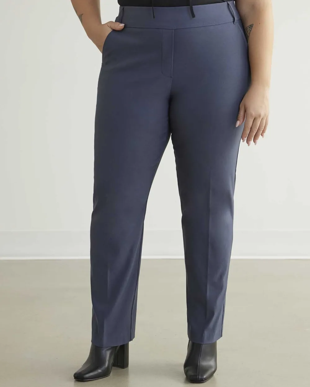 Responsible, Petite, Savvy Straight-Leg Pant - PENN. Essentials