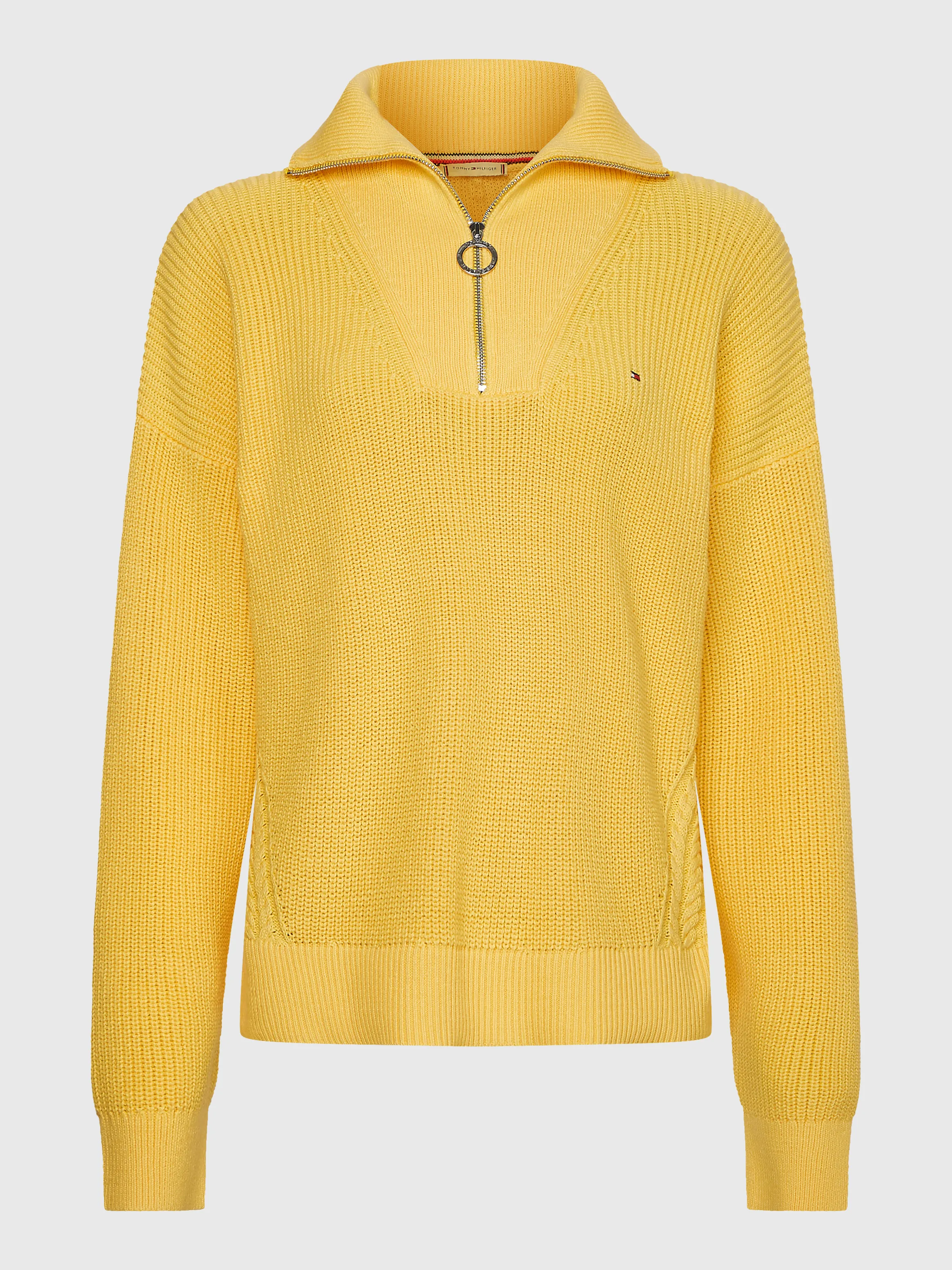 Rib Knit Half-Zip Relaxed Jumper | Sweatshirts & Hoodies | Tommy Hilfiger