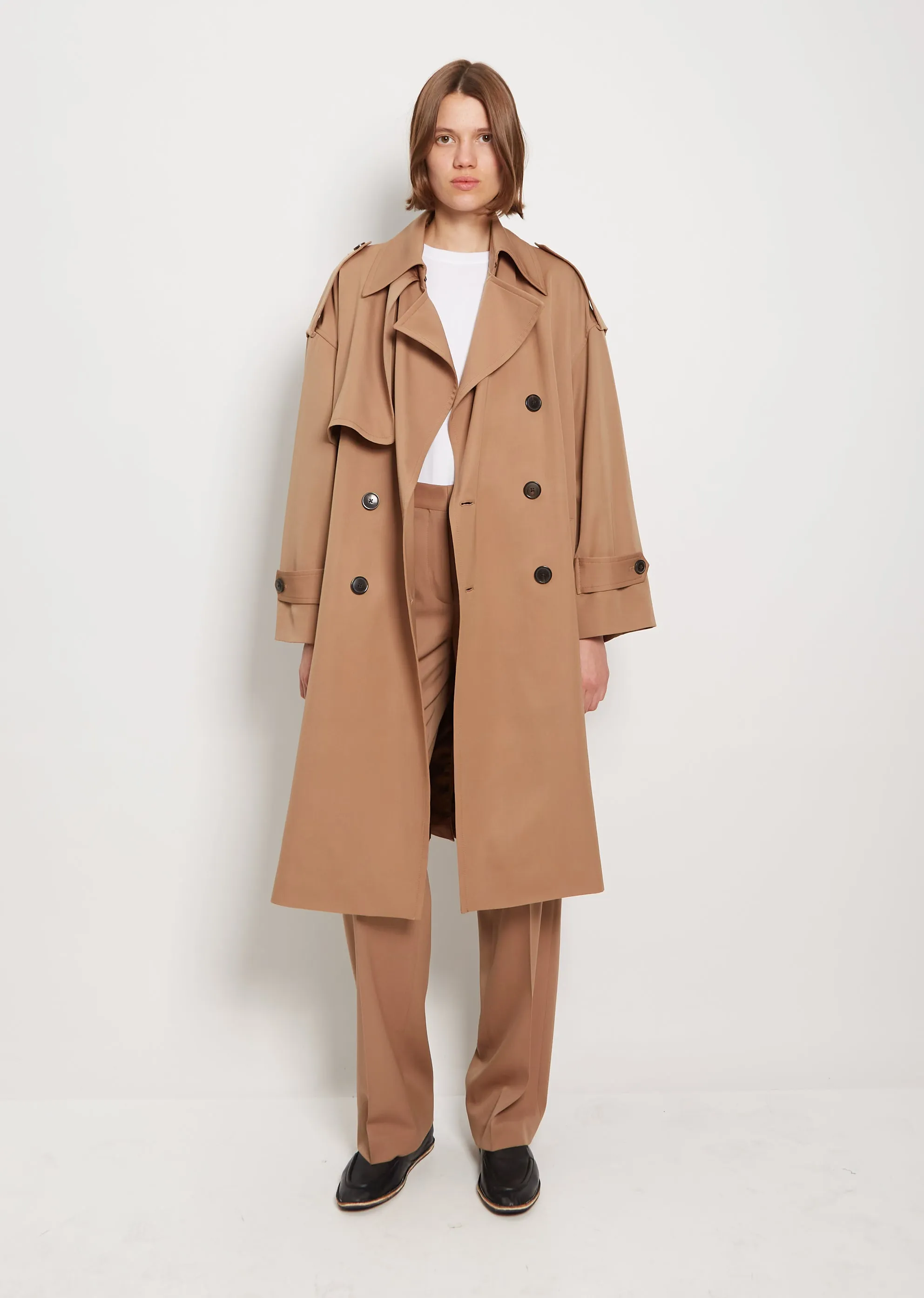 Robyn Wool Coat — Camel