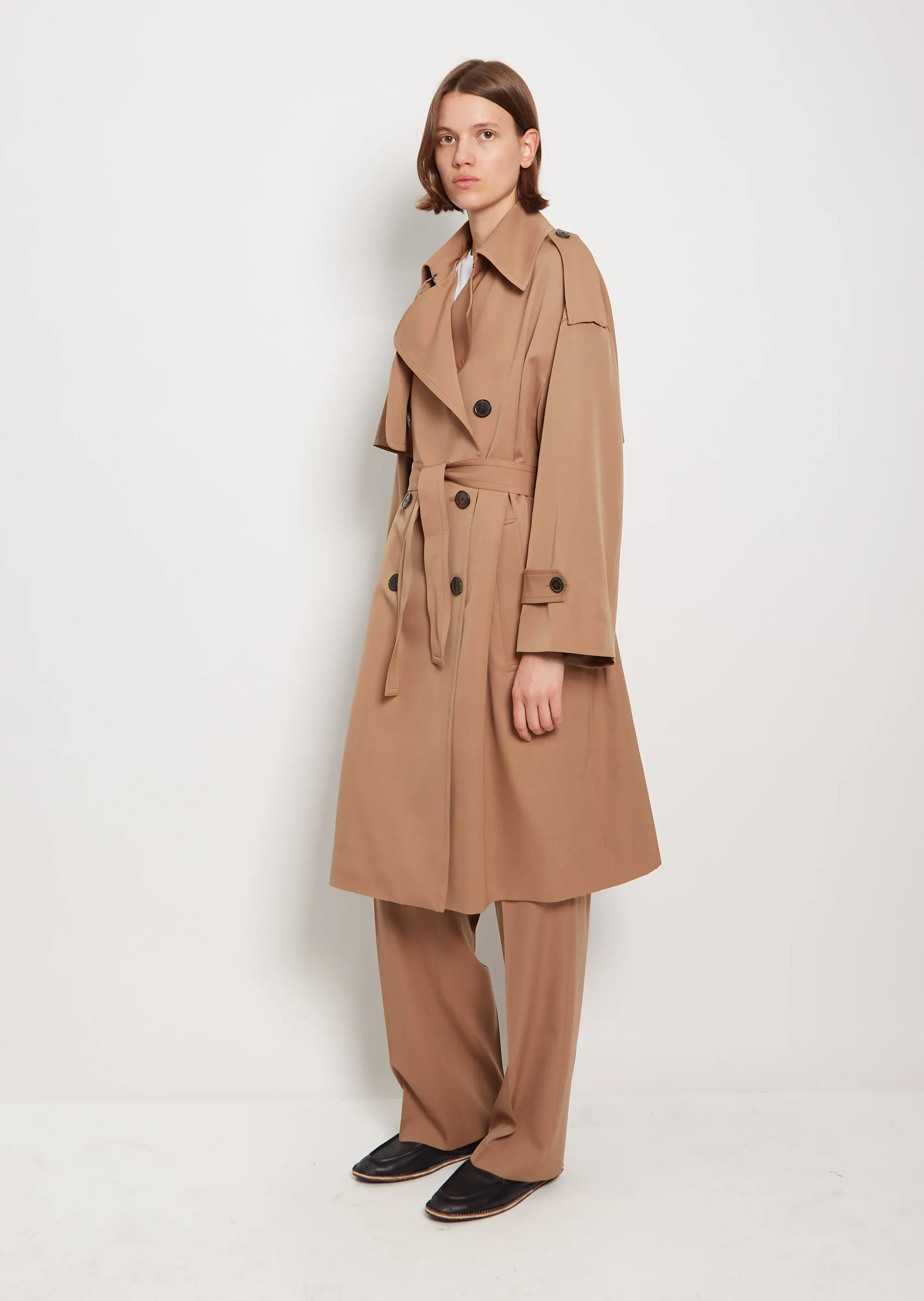 Robyn Wool Coat — Camel