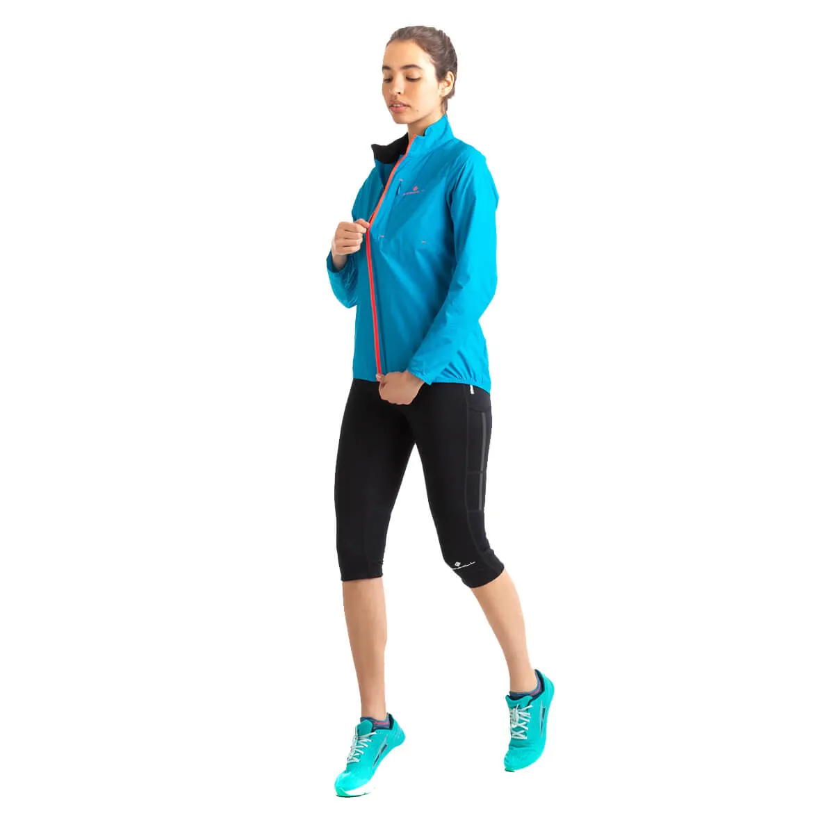 Ronhill Tech Ltw Jacket Womens | Azure/hot Pink