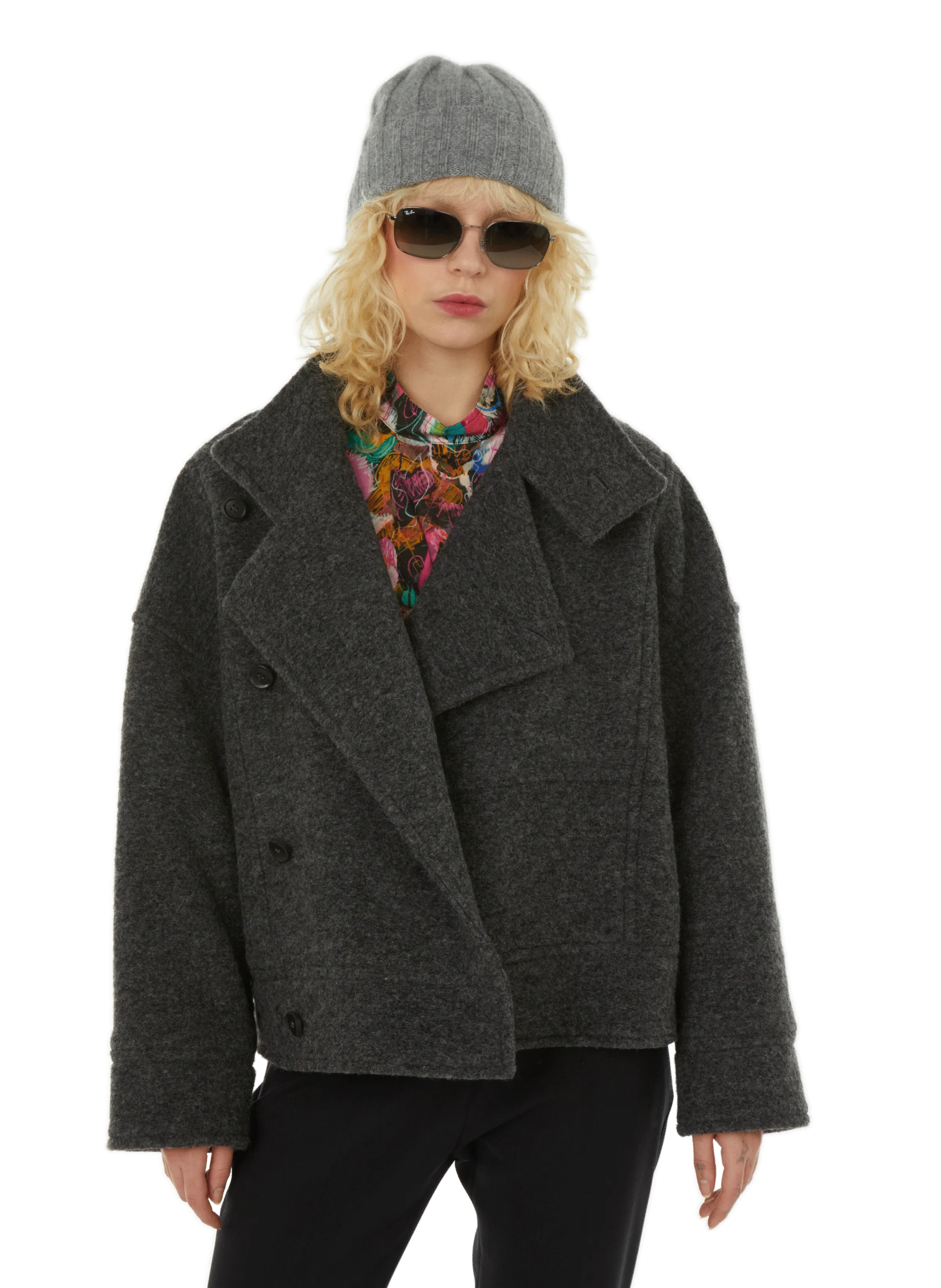 ROSEANNA  Wool-blend coat - Grey