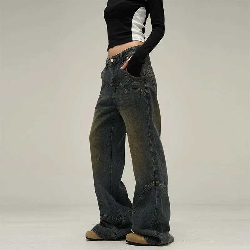RT No. 10147 NOSTALGIC BLUE INDUSTRIAL DENIM JEANS