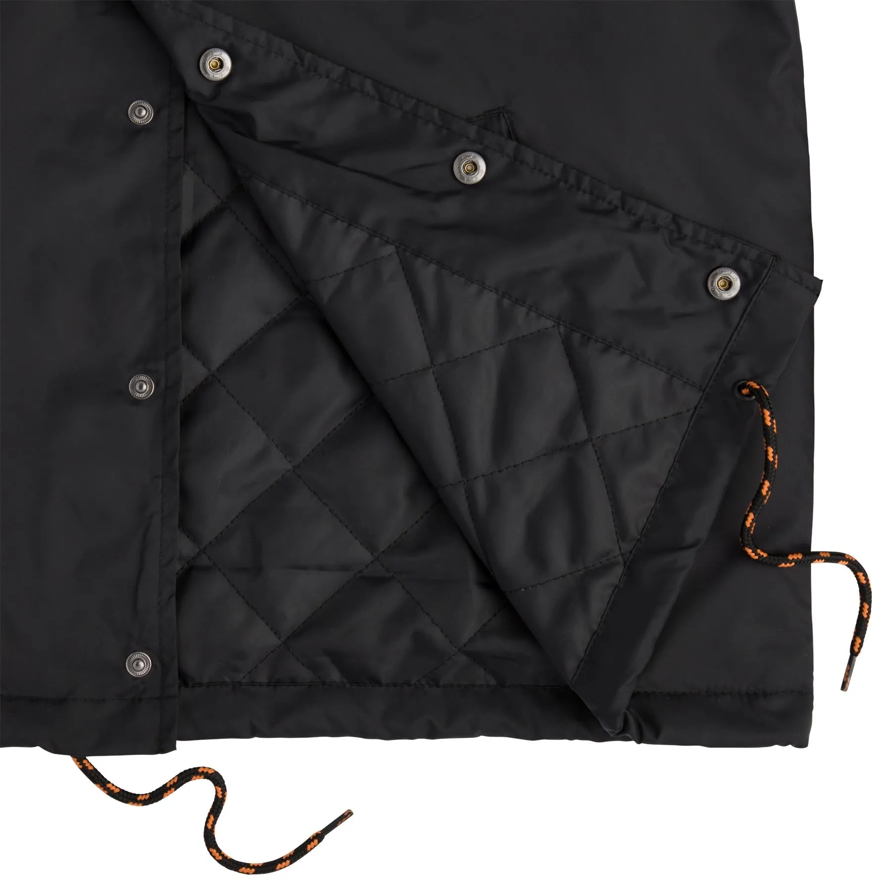 SANTA CRUZ x THRASHER FLAME DOT COACH JACKET (BLACK)