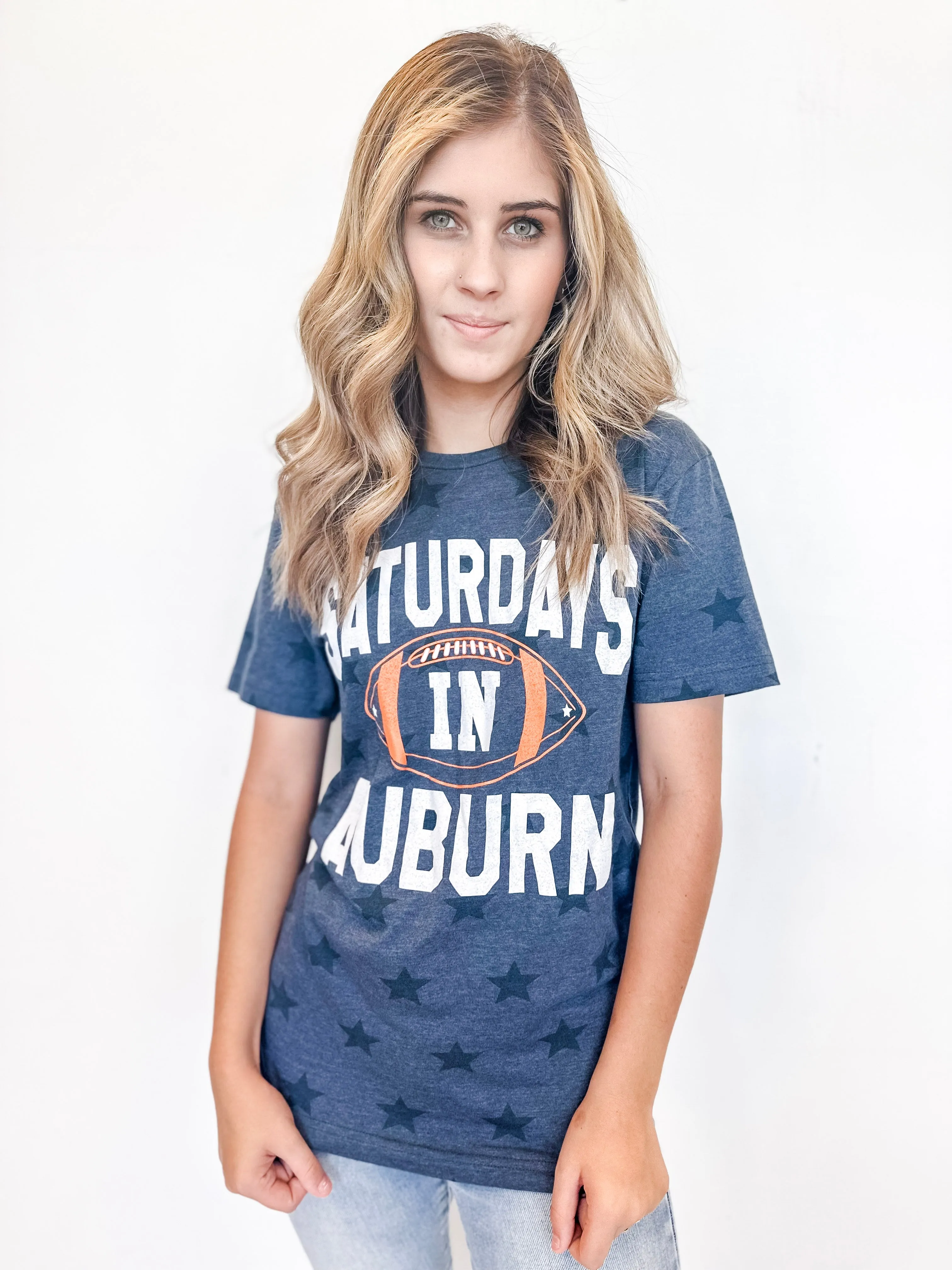 Saturdays In Auburn Star Tee