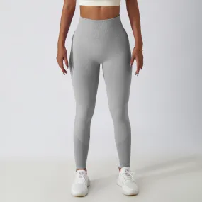 Scrunch Leggings Light Grey