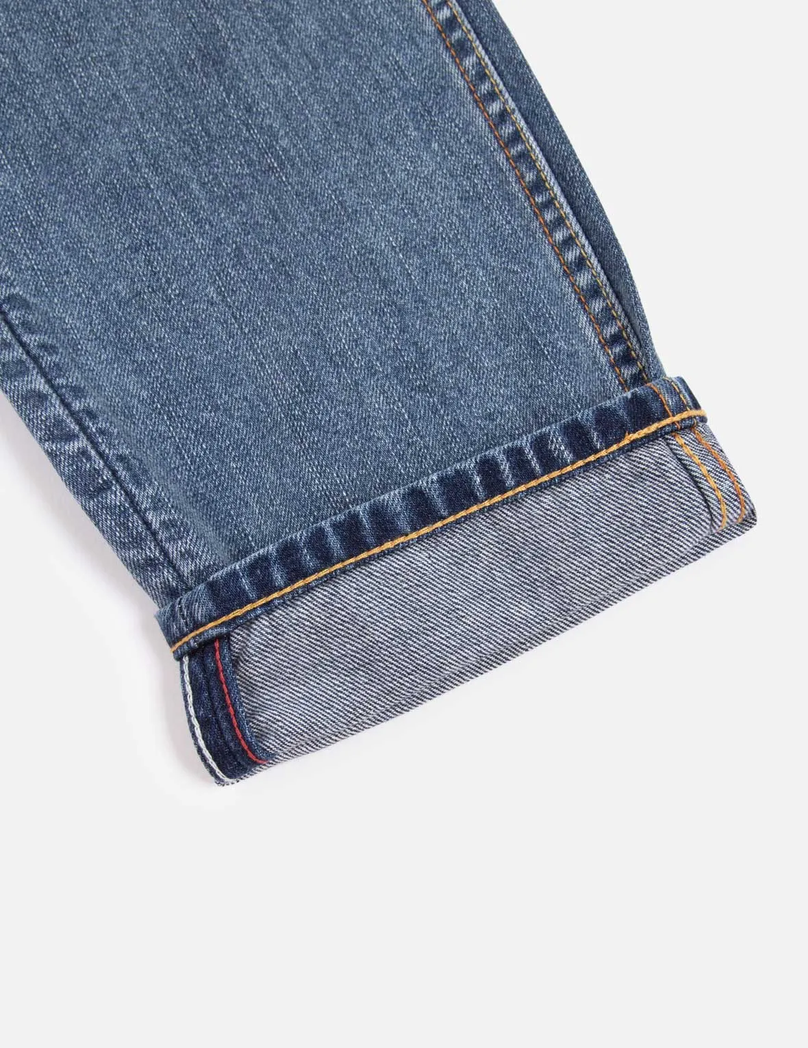 Seagull Embroidery Straight Fit Jeans