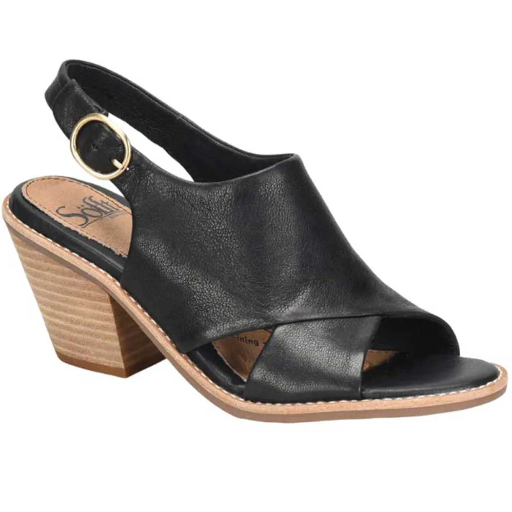 Sofft Mendi Heeled Sandal Black (Women's)