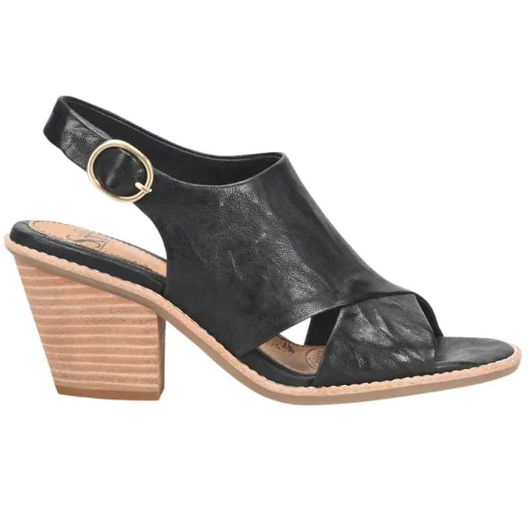 Sofft Mendi Heeled Sandal Black (Women's)