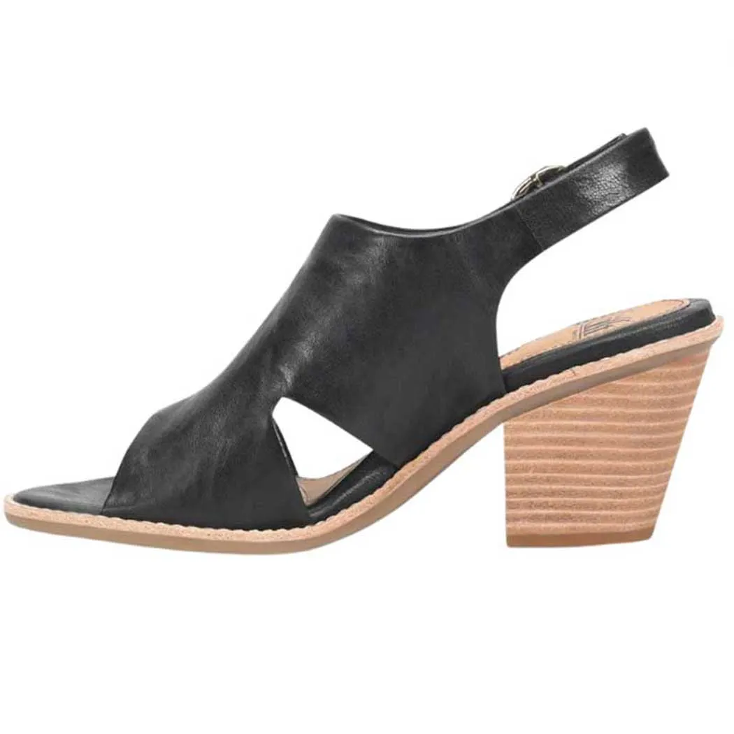 Sofft Mendi Heeled Sandal Black (Women's)