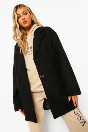 Tall Wool Look Coat