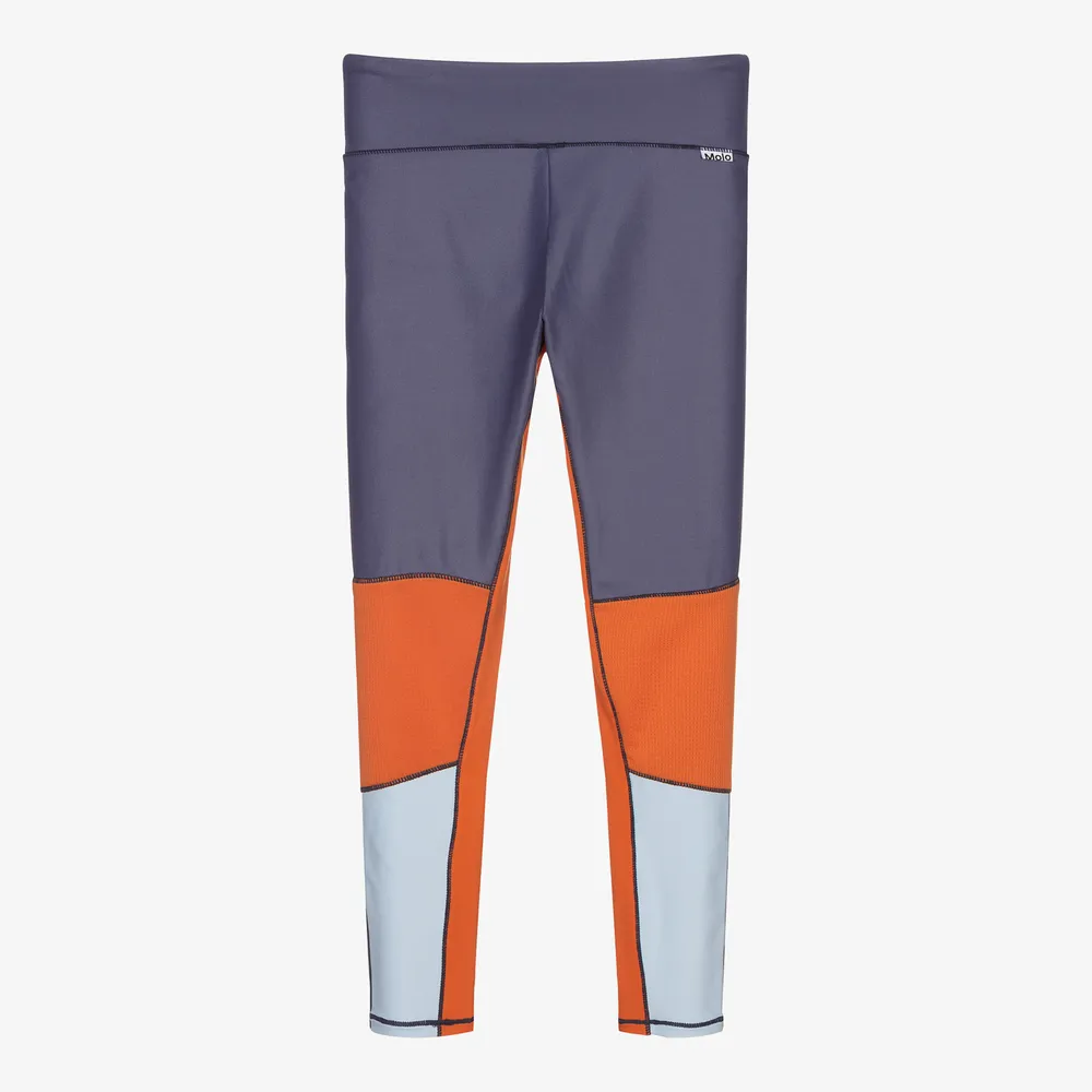 Teen Blue & Orange Leggings