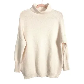 The Impeccable Pig Cream Mock Neck Sweater- Size S