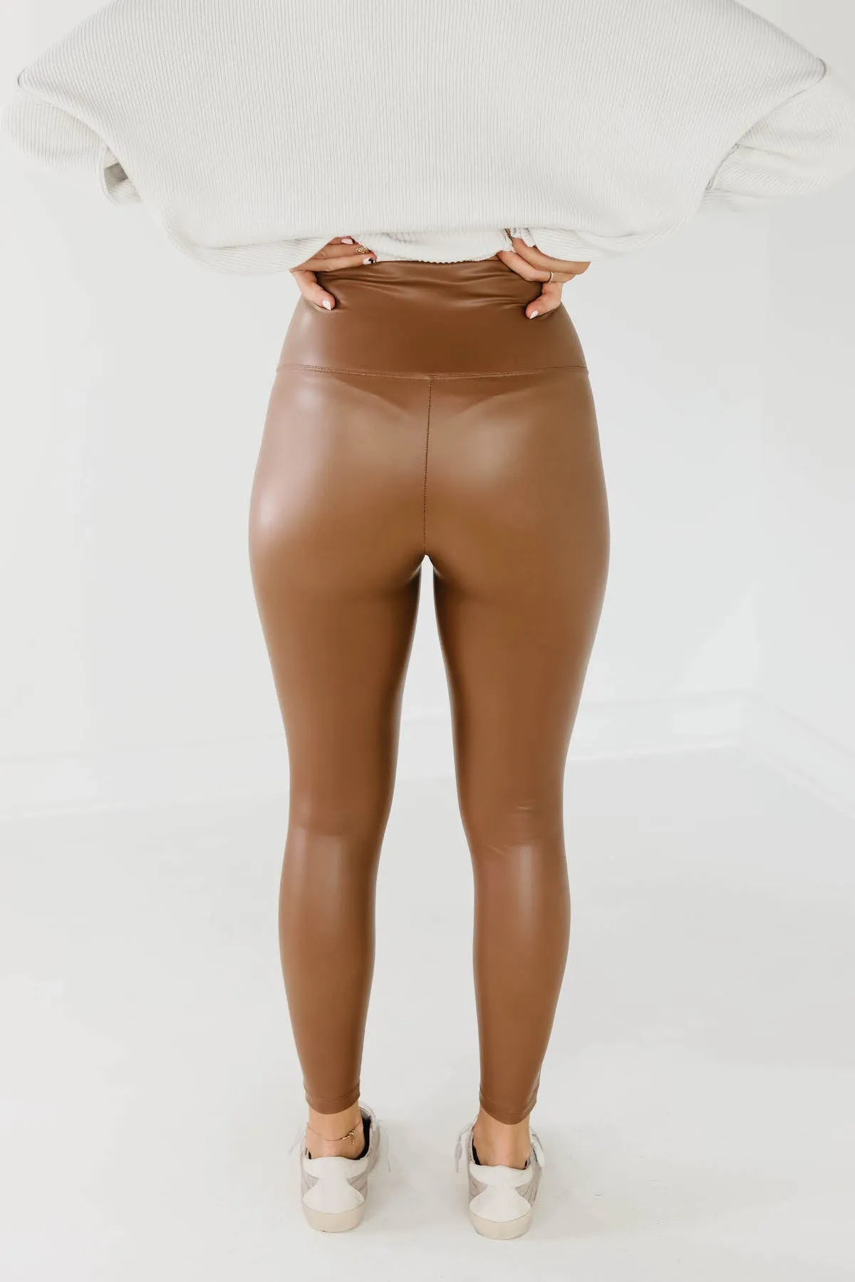 The Weston Faux Leather Leggings