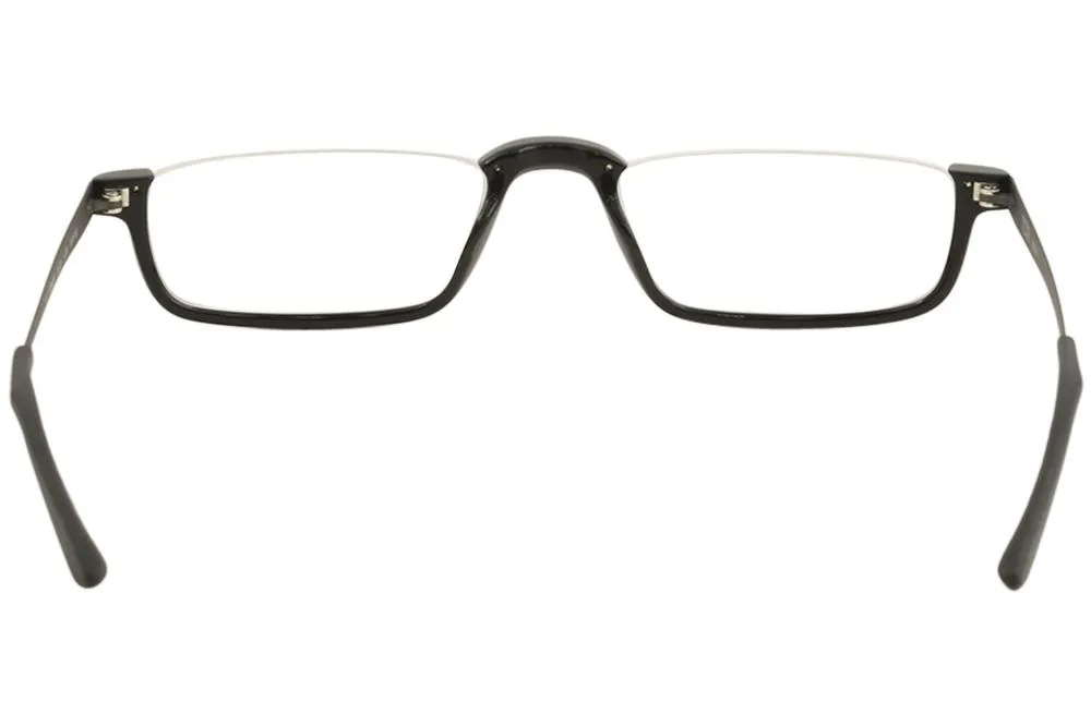 Tumi Desmond Eyeglasses Desmond Black Half Rim Reading Glasses