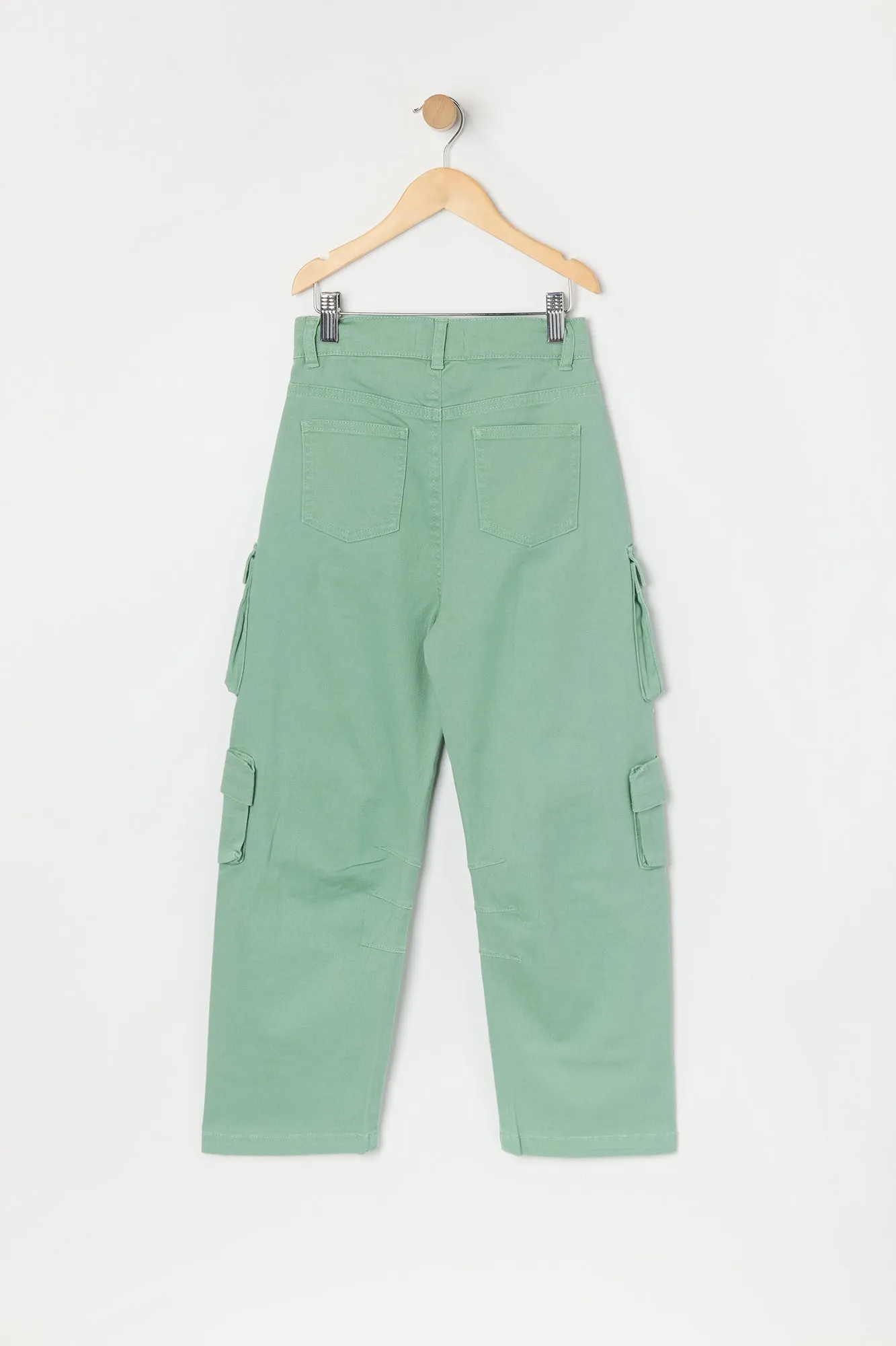 Urban Kids Girls 8 Pocket Straight Leg Cargo Pant