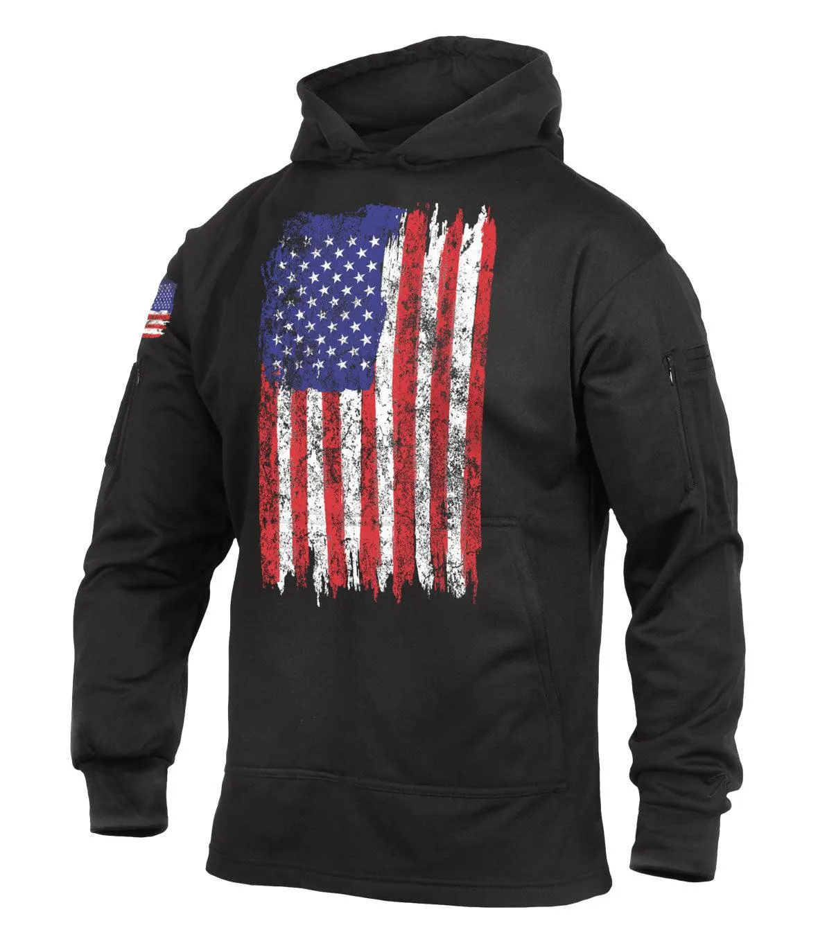 U.S. Flag Concealed Carry Hoodie (4 color choices)