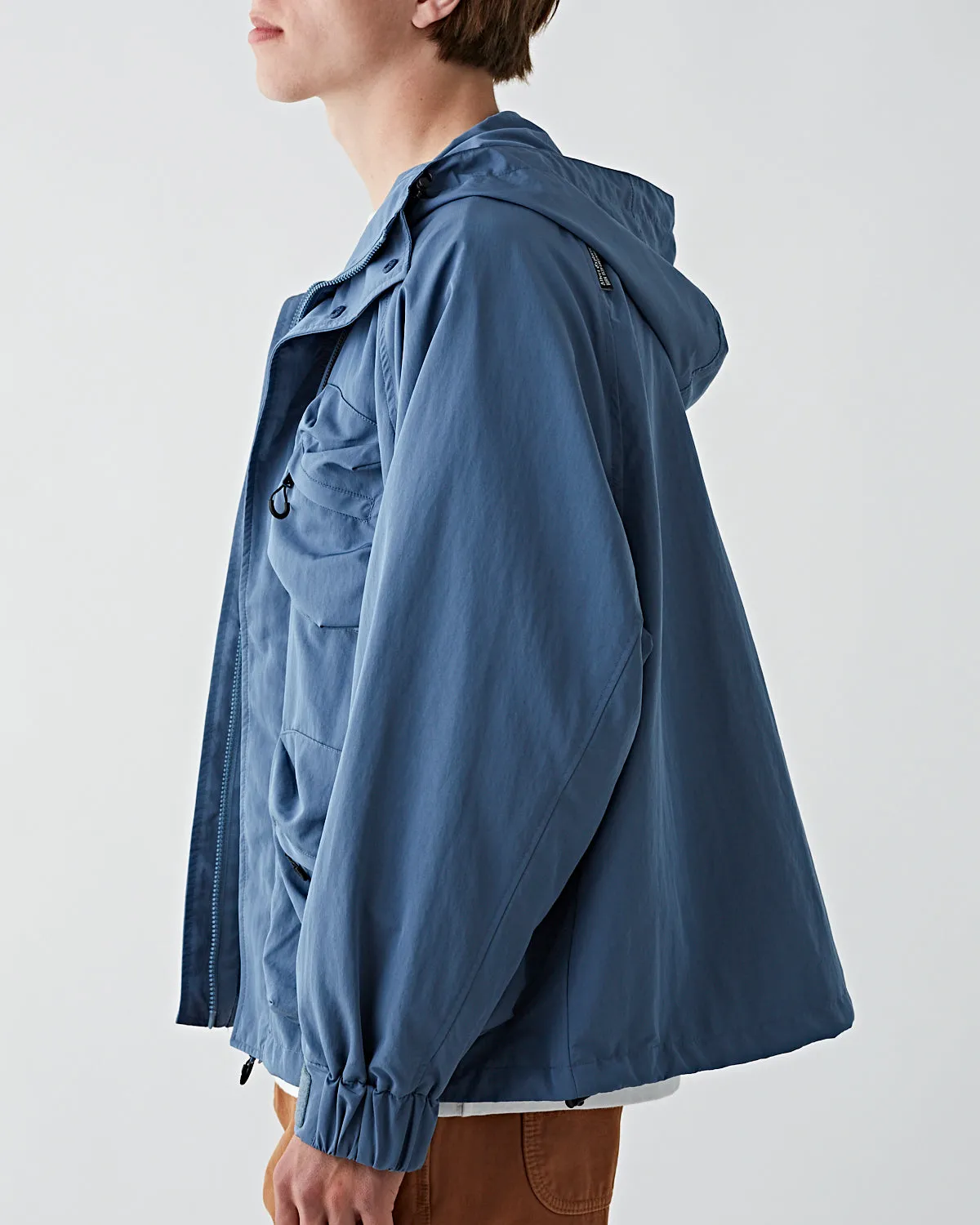 Utility Hood Jacket Blue