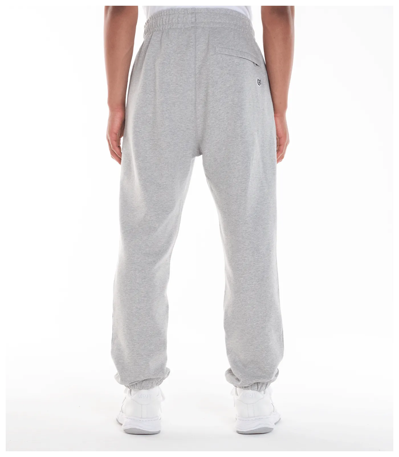 VARSITY LOGO SWEATPANTS - HEATHER GREY