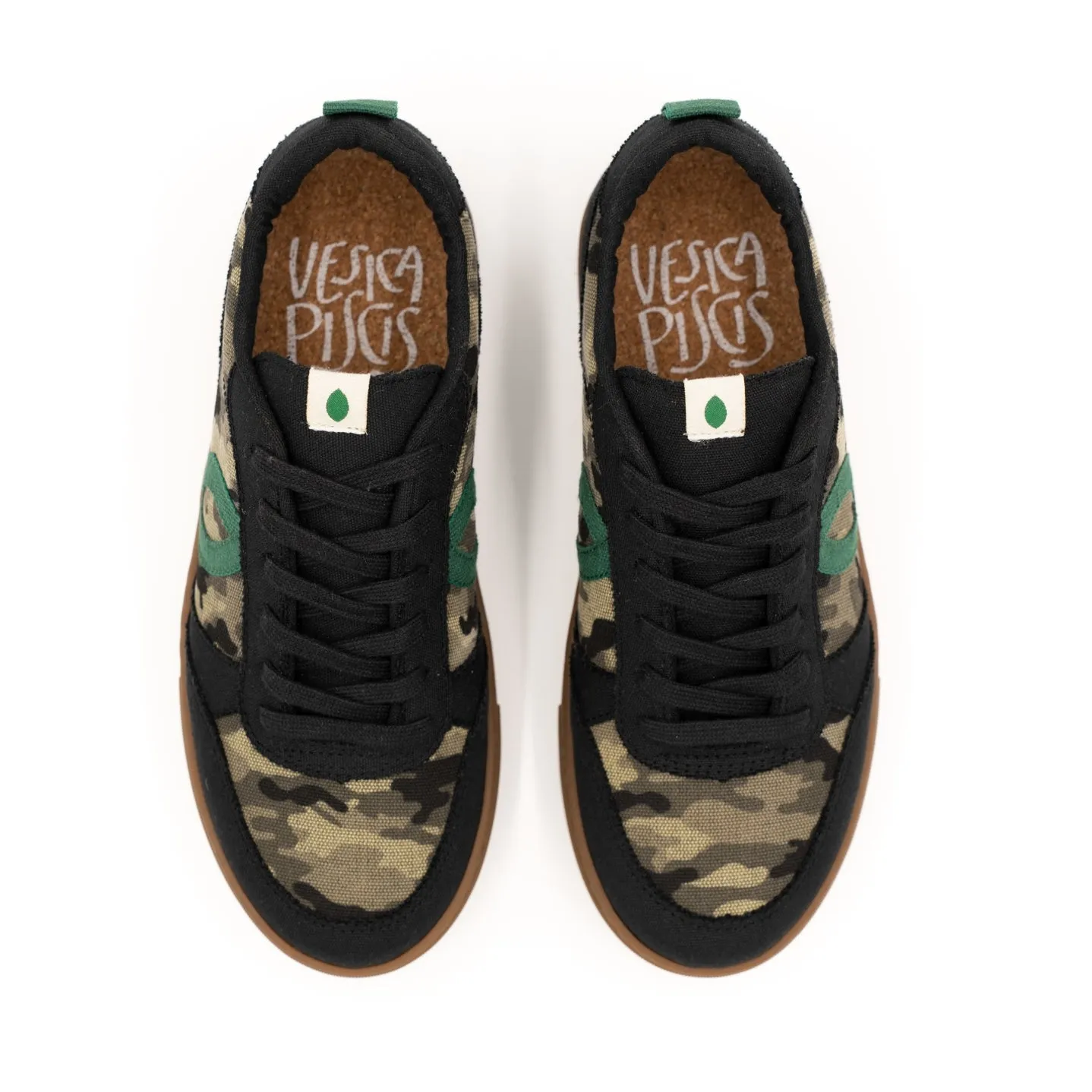 Vegan sneaker Black / Cammo SON019