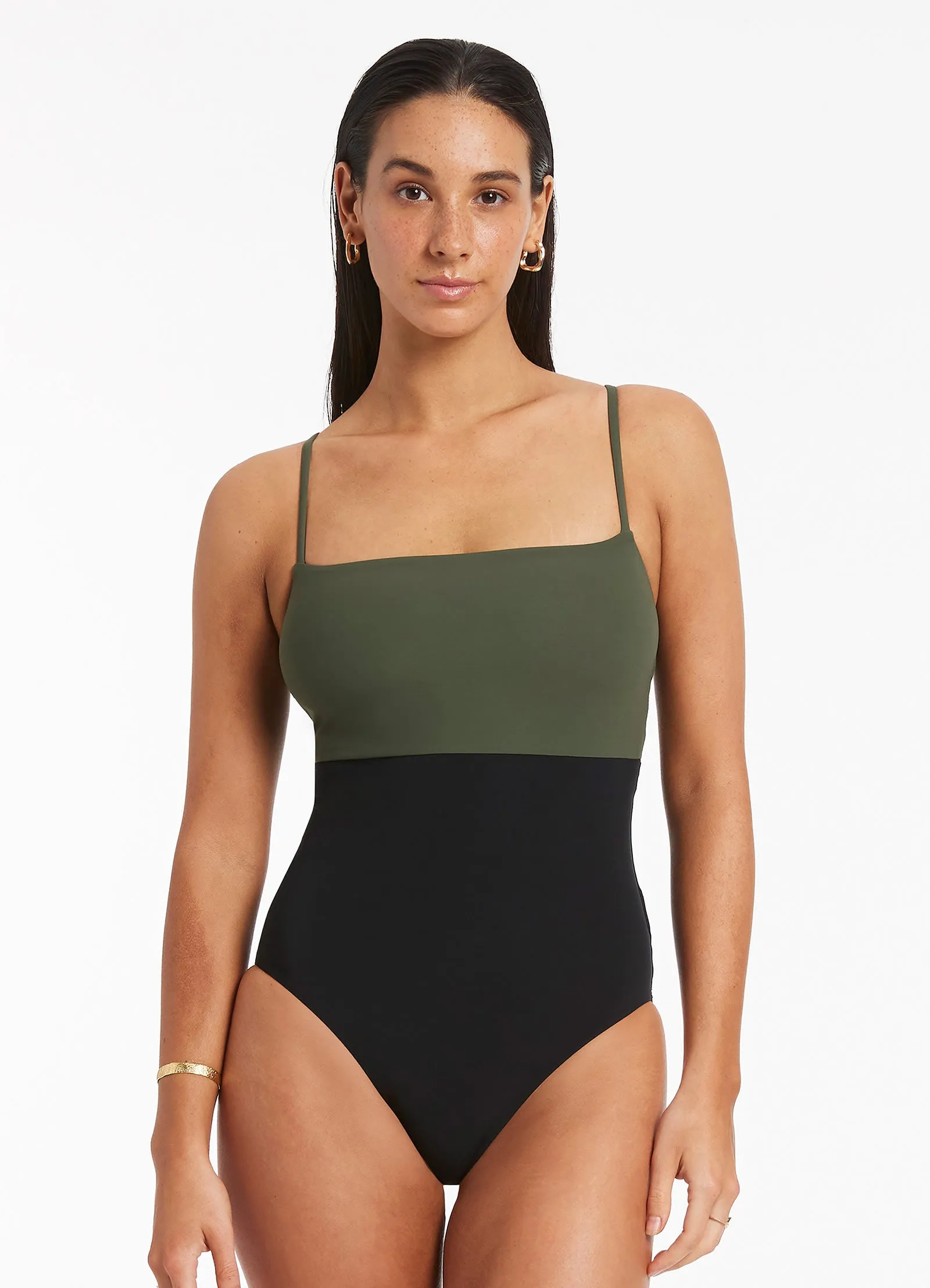 Versa Tank One Piece - Olive