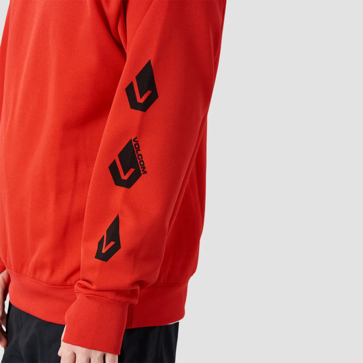 Volcom Core Hydro Snow Crew Sweat Red