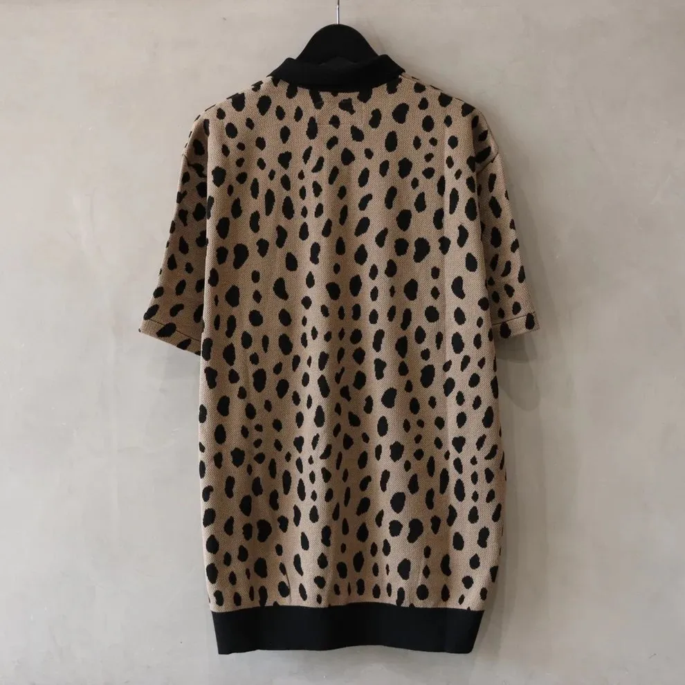 WACKO MARIA  |Leopard Patterns Street Style Short Sleeves