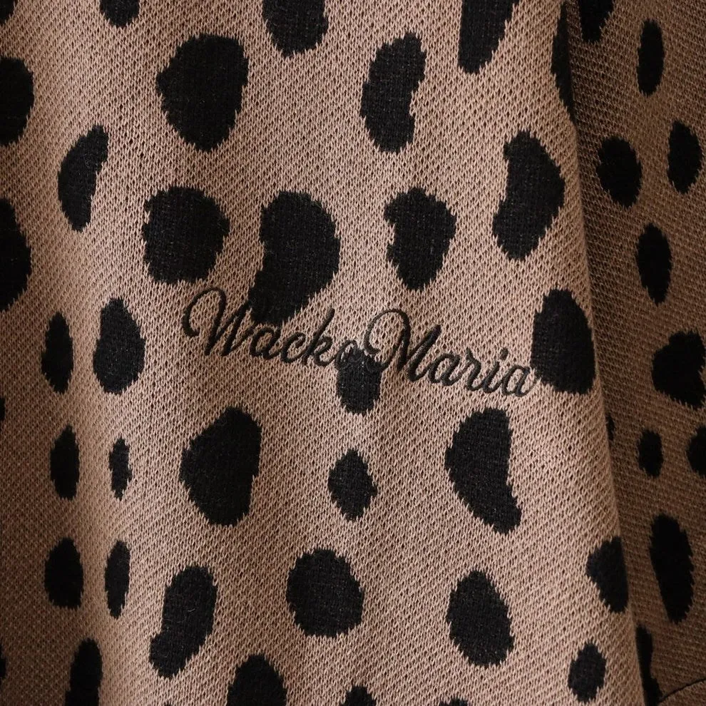 WACKO MARIA  |Leopard Patterns Street Style Short Sleeves