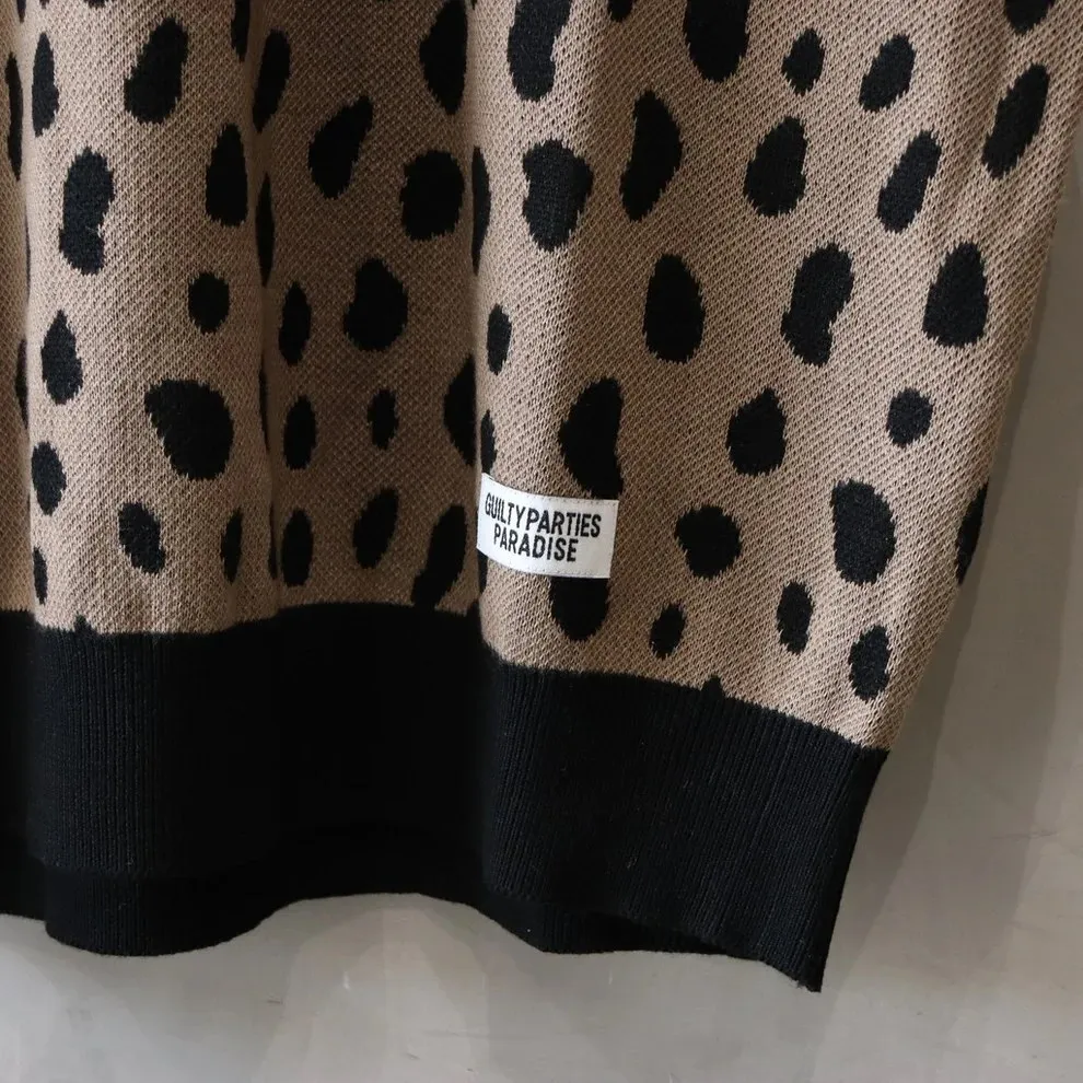 WACKO MARIA  |Leopard Patterns Street Style Short Sleeves