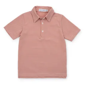 Will Performance Polo Shirt - Orange and White Stripes