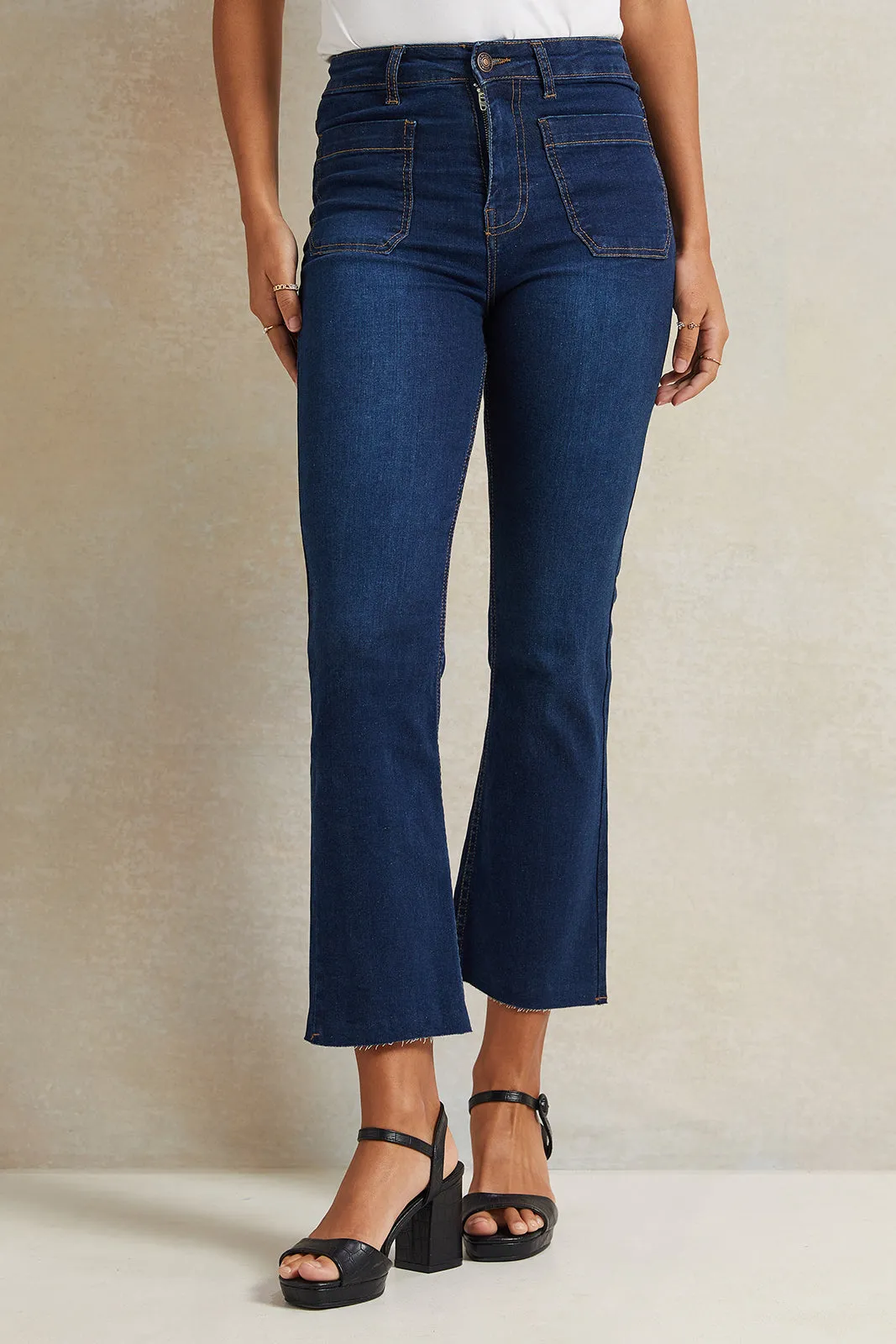 Women Blue Straight Fit Jeans