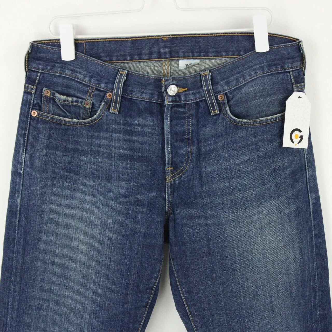 Womens LEVIS 501 Jeans Dark Blue | W34 L30