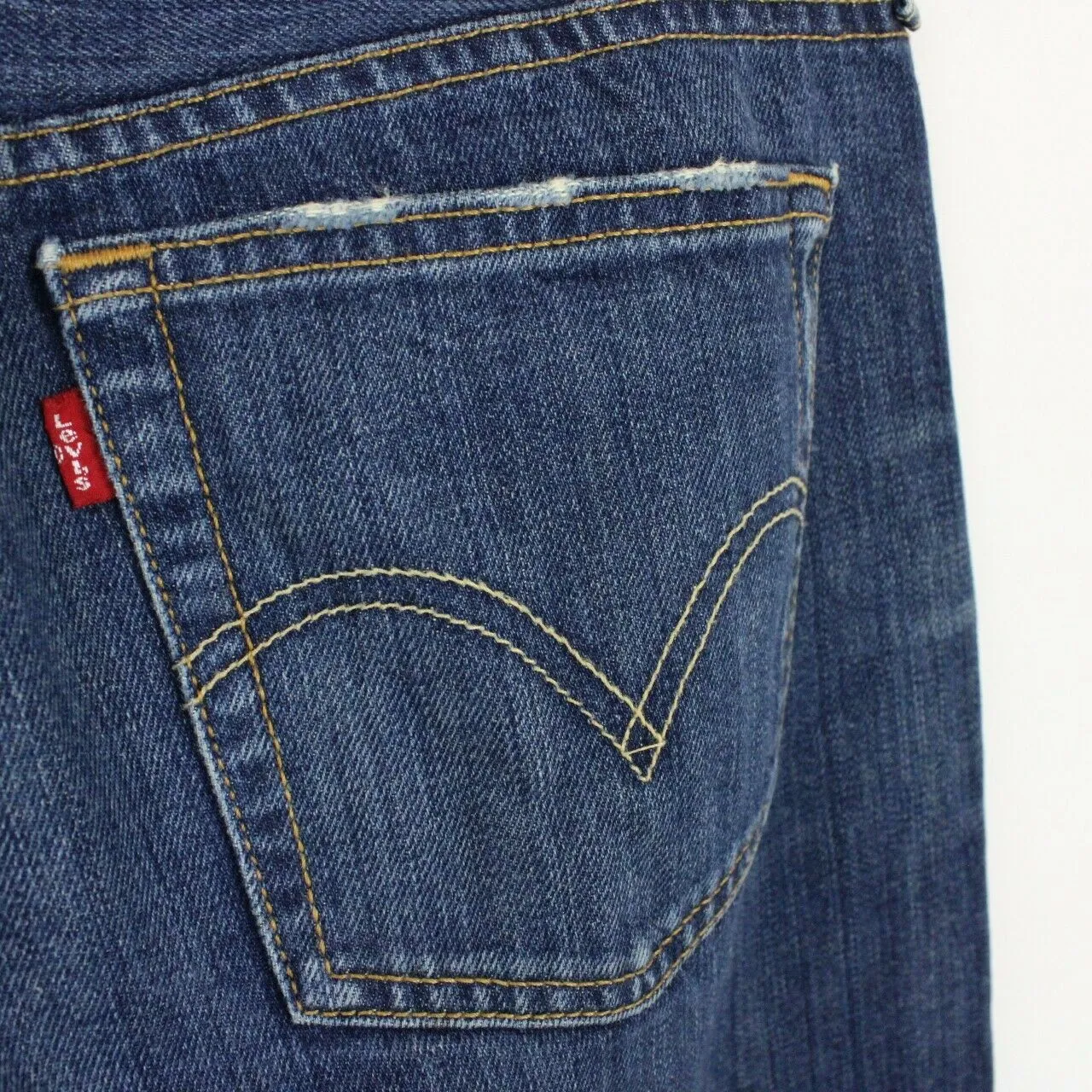 Womens LEVIS 501 Jeans Dark Blue | W34 L30