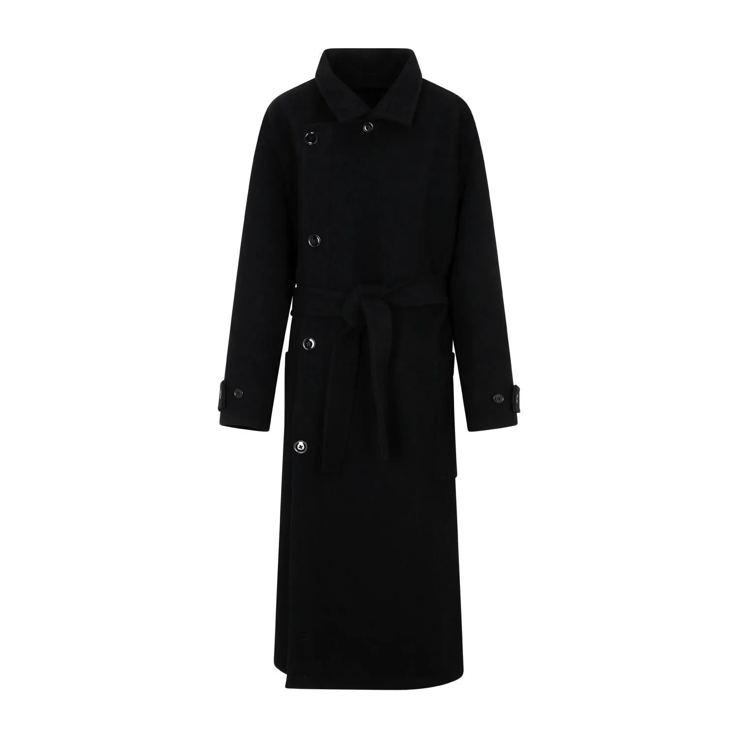 WRAP WOOL COAT