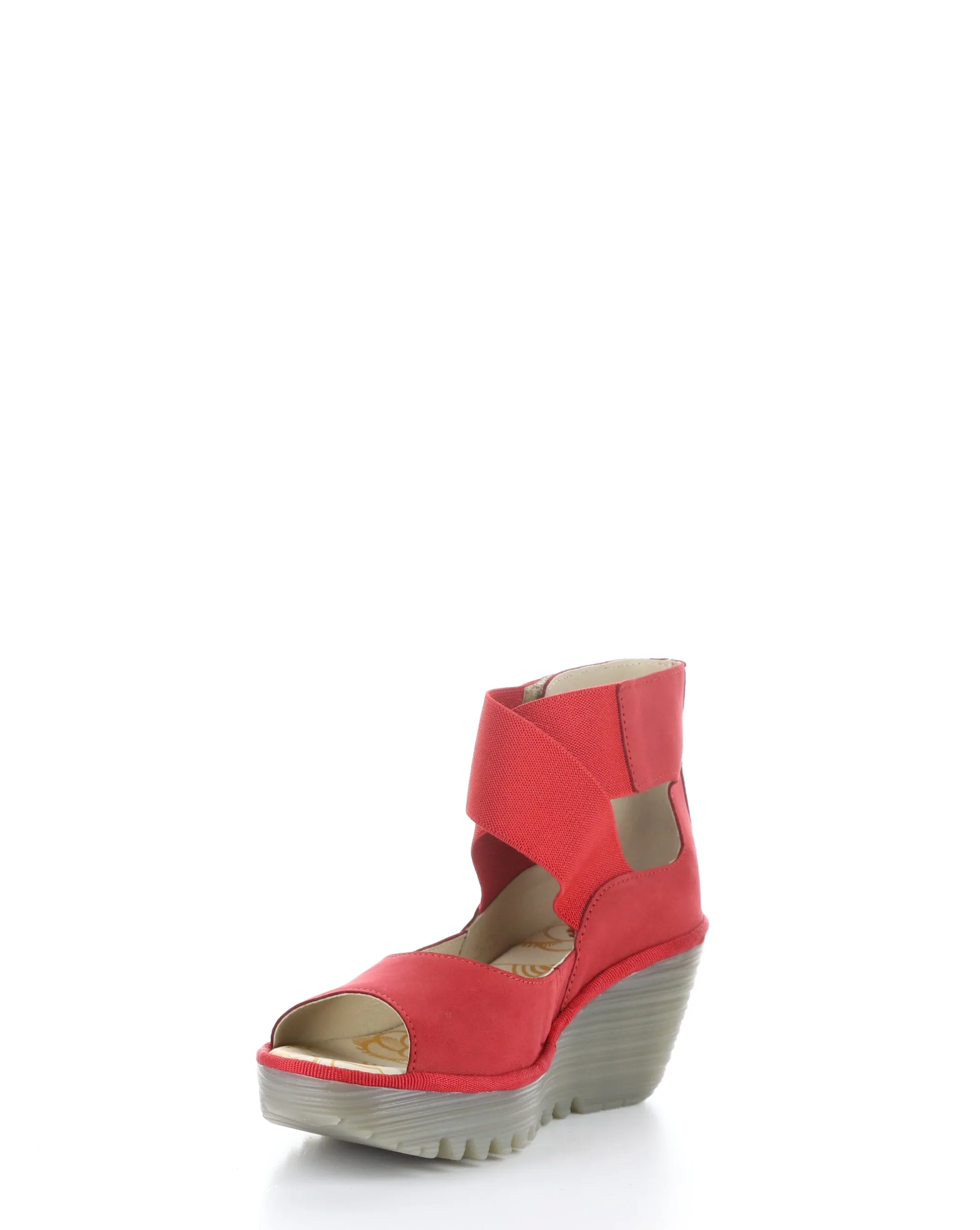 YEFI473FLY Red Velcro Sandals