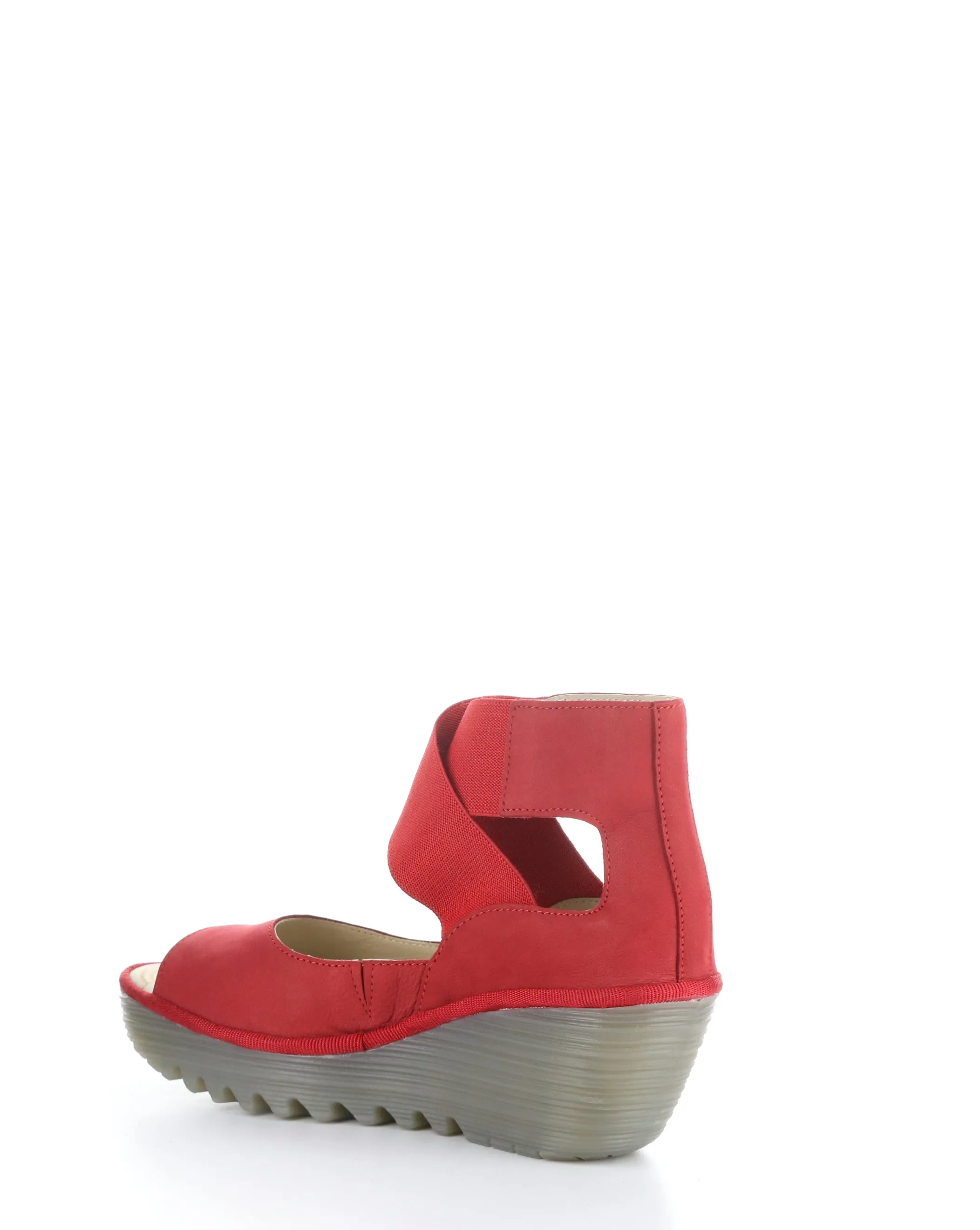 YEFI473FLY Red Velcro Sandals